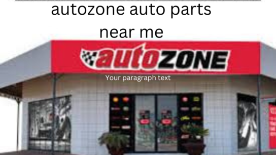 autozone auto parts near me