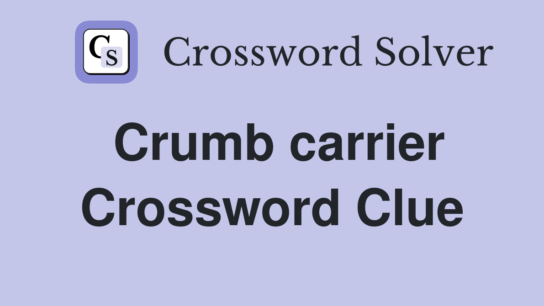 Crumb Carrier NYT