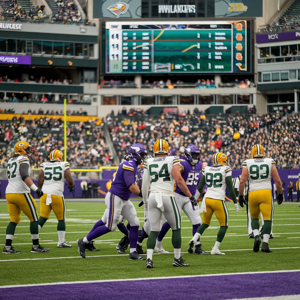 Minnesota Vikings vs Green Bay Packers Match Player Stats